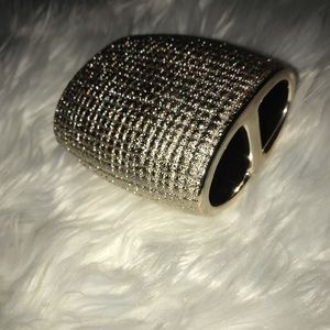 🌼 Toothbrush holder, bath accent, Silver Vanity Cup Decor Office Organizer